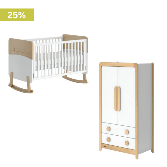 Boori - Neat 2 Piece Crib Set with Wardrobe