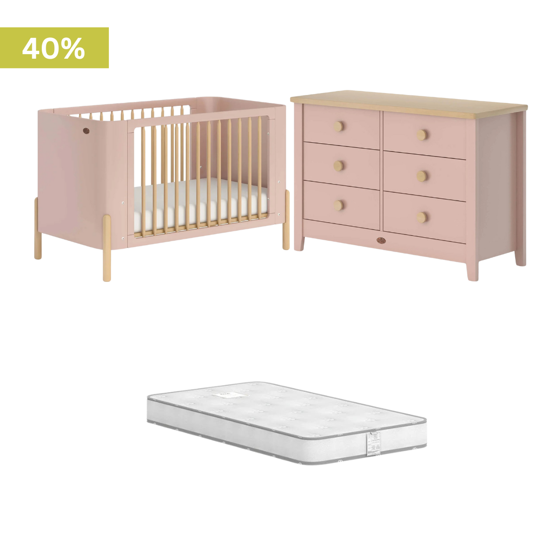 Boori - Nova 2 Piece Crib Set with 6 Chest of Drawer