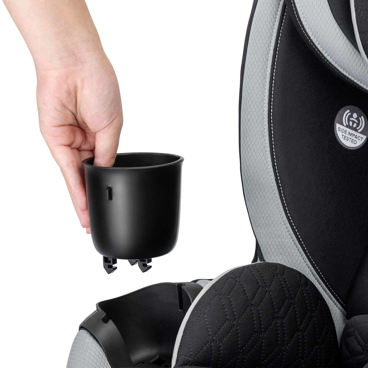 Evenflo - Revolve360 Slim 2-in-1 Rotational Car Seat - Salem Black