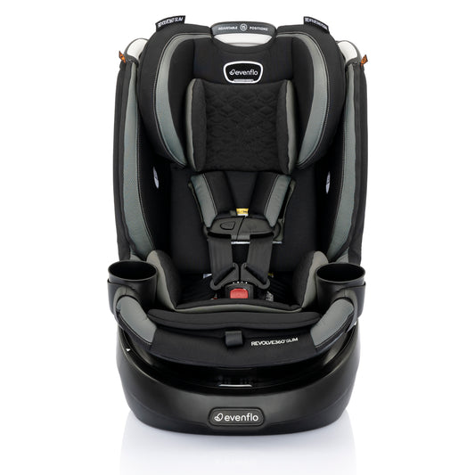 Evenflo - Revolve360 Slim 2-in-1 Rotational Car Seat - Salem Black