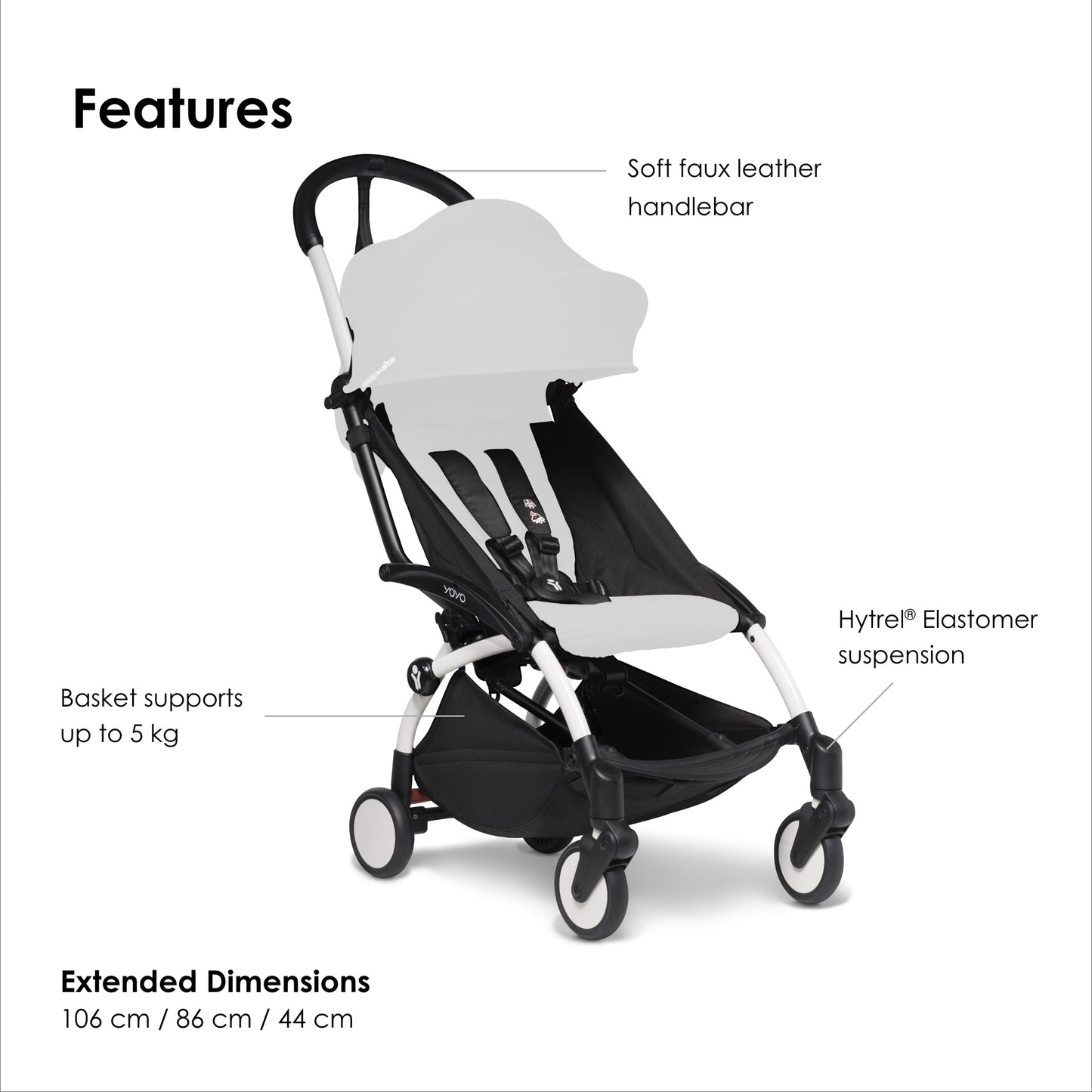 Stokke  - YOYO3 Frame Black