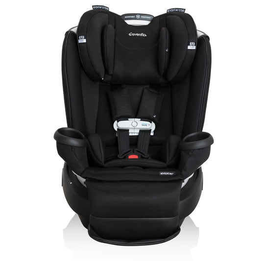Evenflo - Gold Revolve360 Extend All-in-One Rotational Car Seat with SensorSafe - Onyx Black