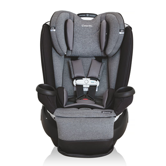 Evenflo - Gold Revolve360 Extend All-in-One Rotational Car Seat with SensorSafe - Moonstone Gray