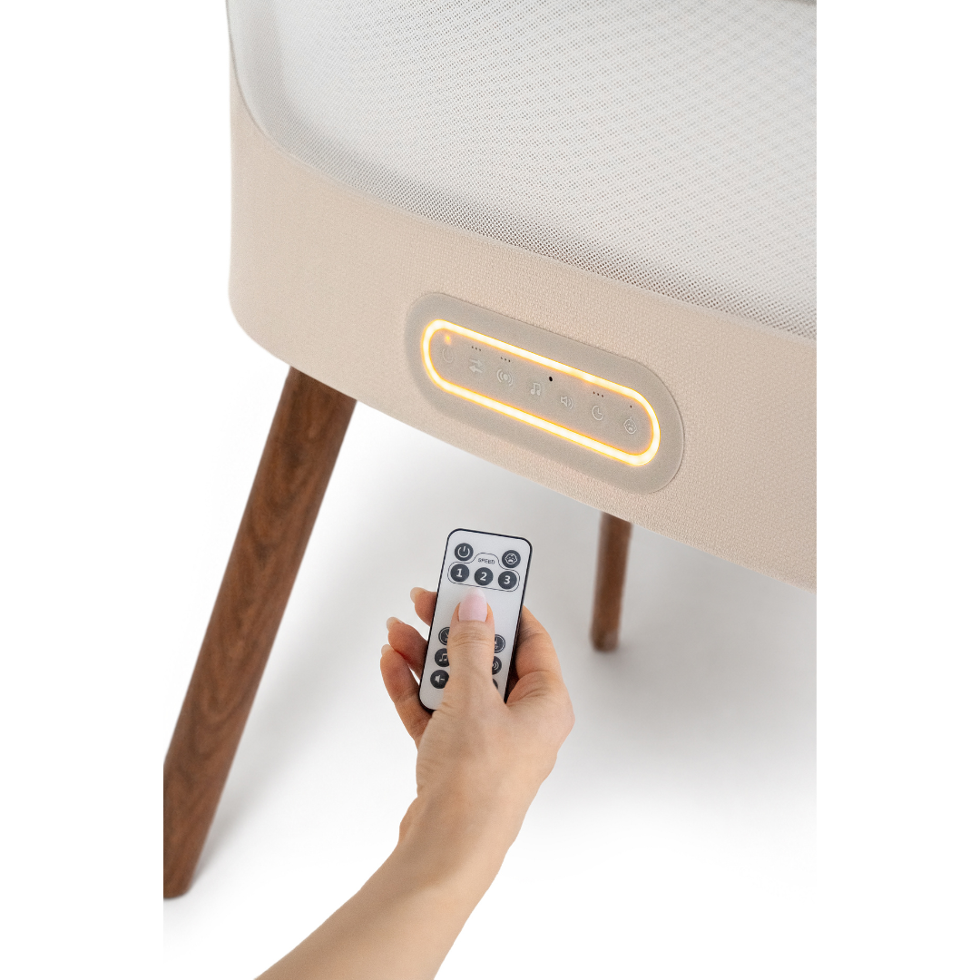 Jikel - Calmio Smart Bassinet Crib – Vanilla Cream