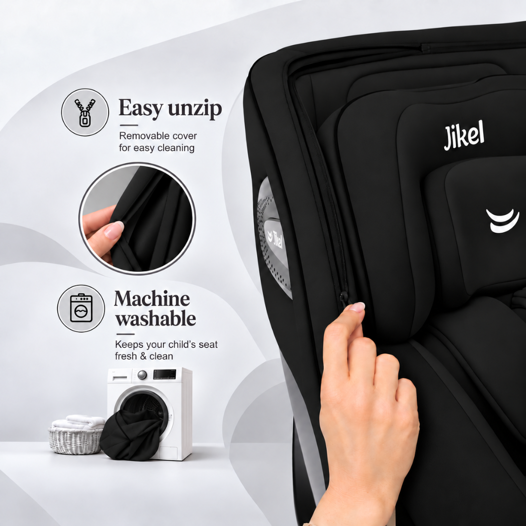Jikel - Saturn Zip I-size Car Seat - Night Black