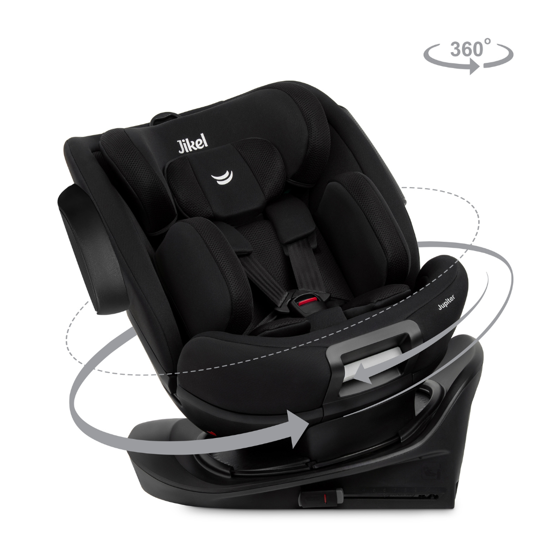 Jikel - Jupiter 360° Slide-Out Car Seat – Urban Black