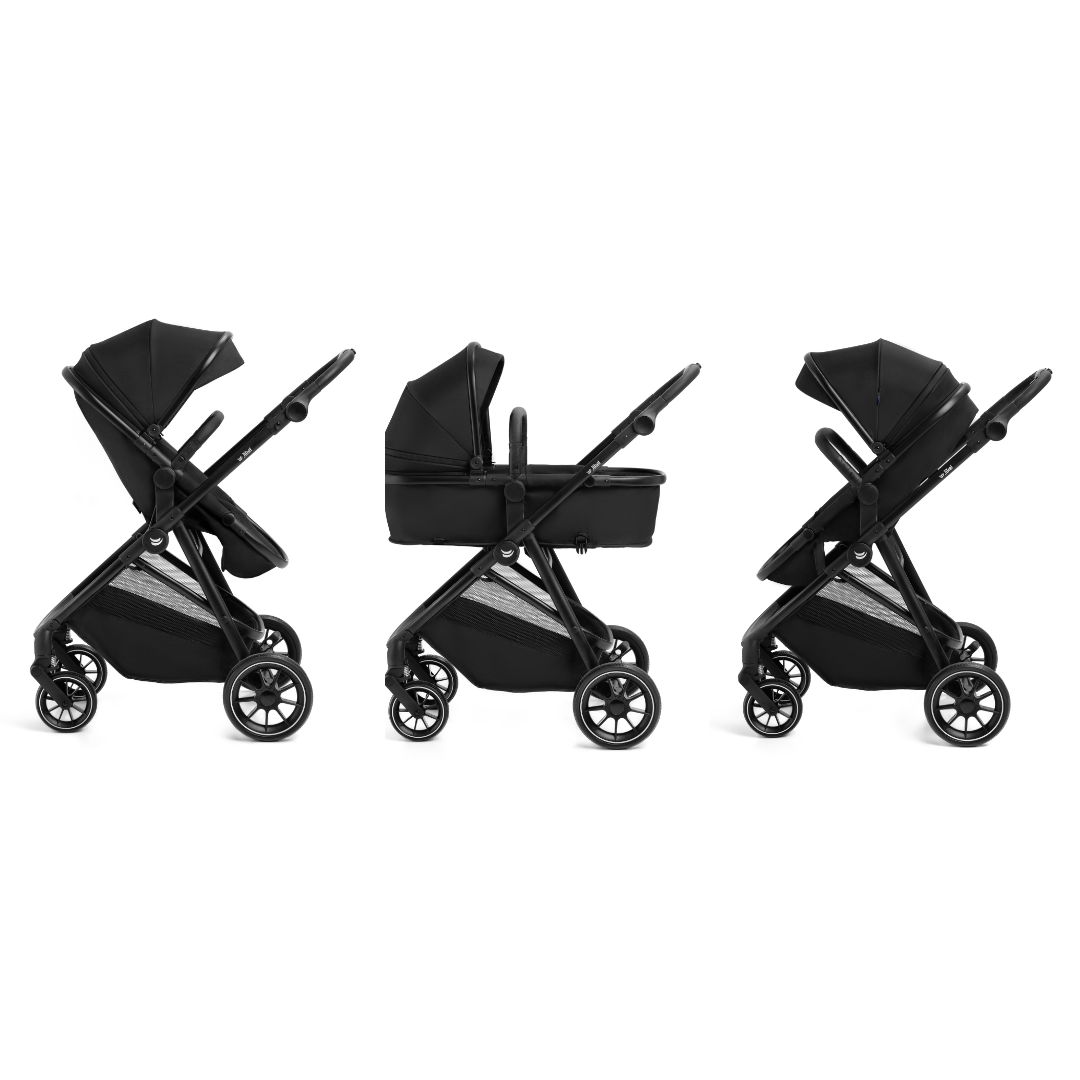 Jikel - CityFlex 2-in-1 Convertible Stroller - Midnight Black