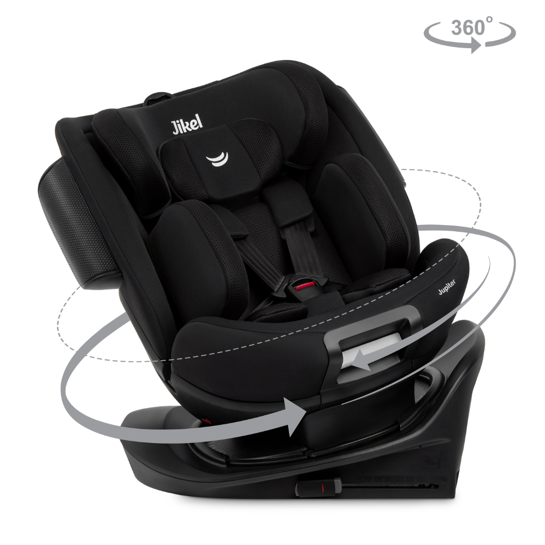 Jikel - Jupiter 360° Slide-Out Car Seat – Urban Black