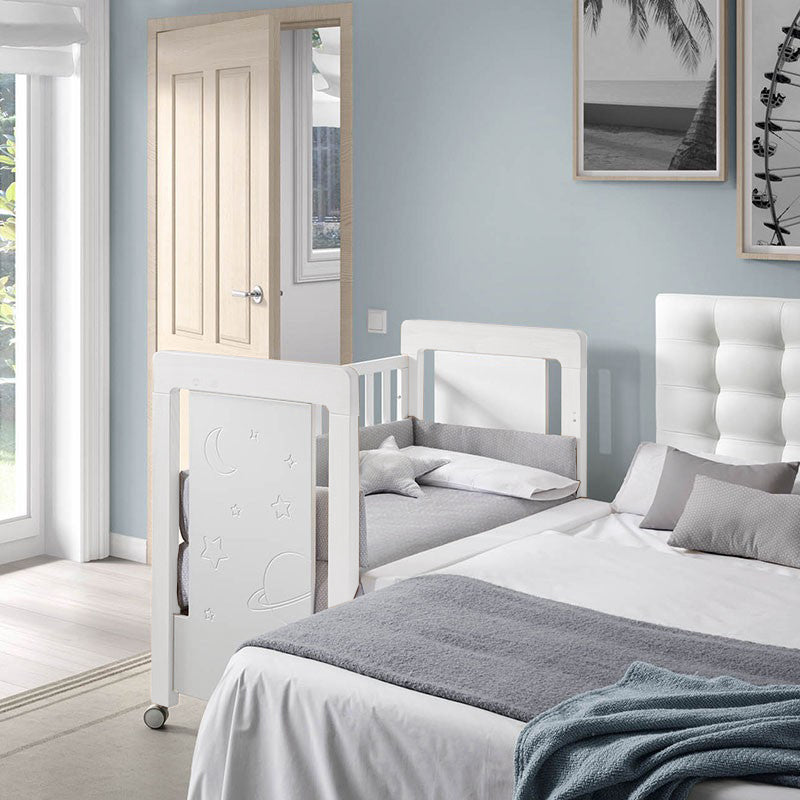 MICUNA - MAGIC & MUM WHITE COT 120 X 60 WITH RELAX SYSTEM