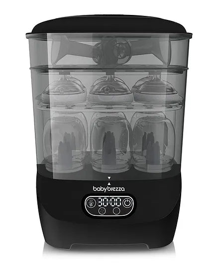 Baby Brezza - One Step Baby Bottle Sterilizer and Dryer Advanced Premium Black