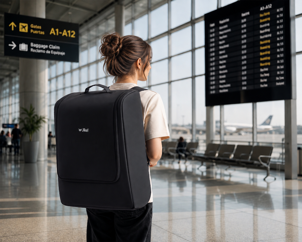 Jikel - Stroller Travel Backpack – Black