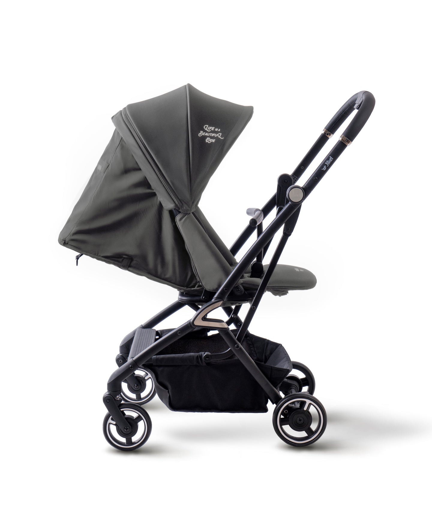 Jikel - Life 360 Reversible Compact Stroller - Charcoal