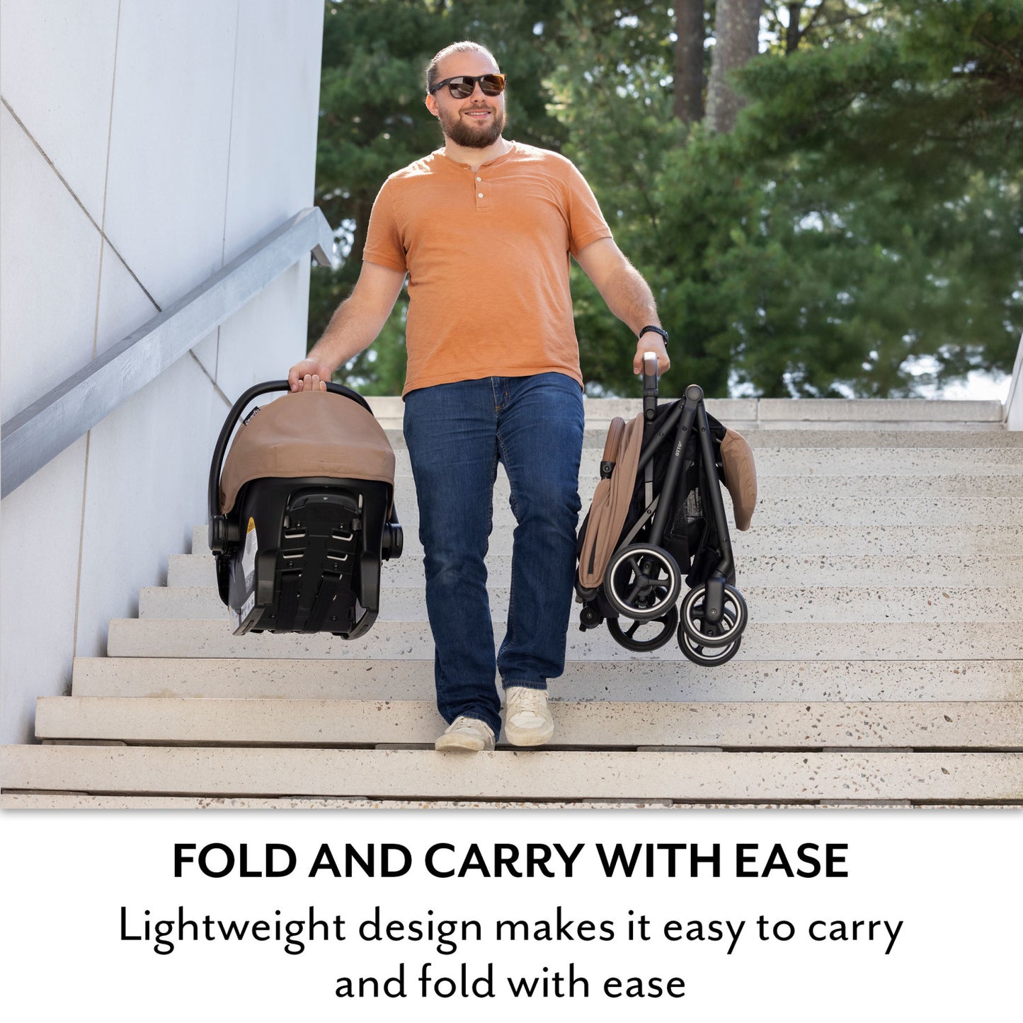 Evenflo - Otto+ Travel System With Litemax Car Seat - Chia Black