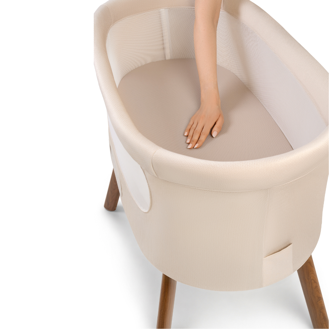 Jikel - Calmio Smart Bassinet Crib – Vanilla Cream