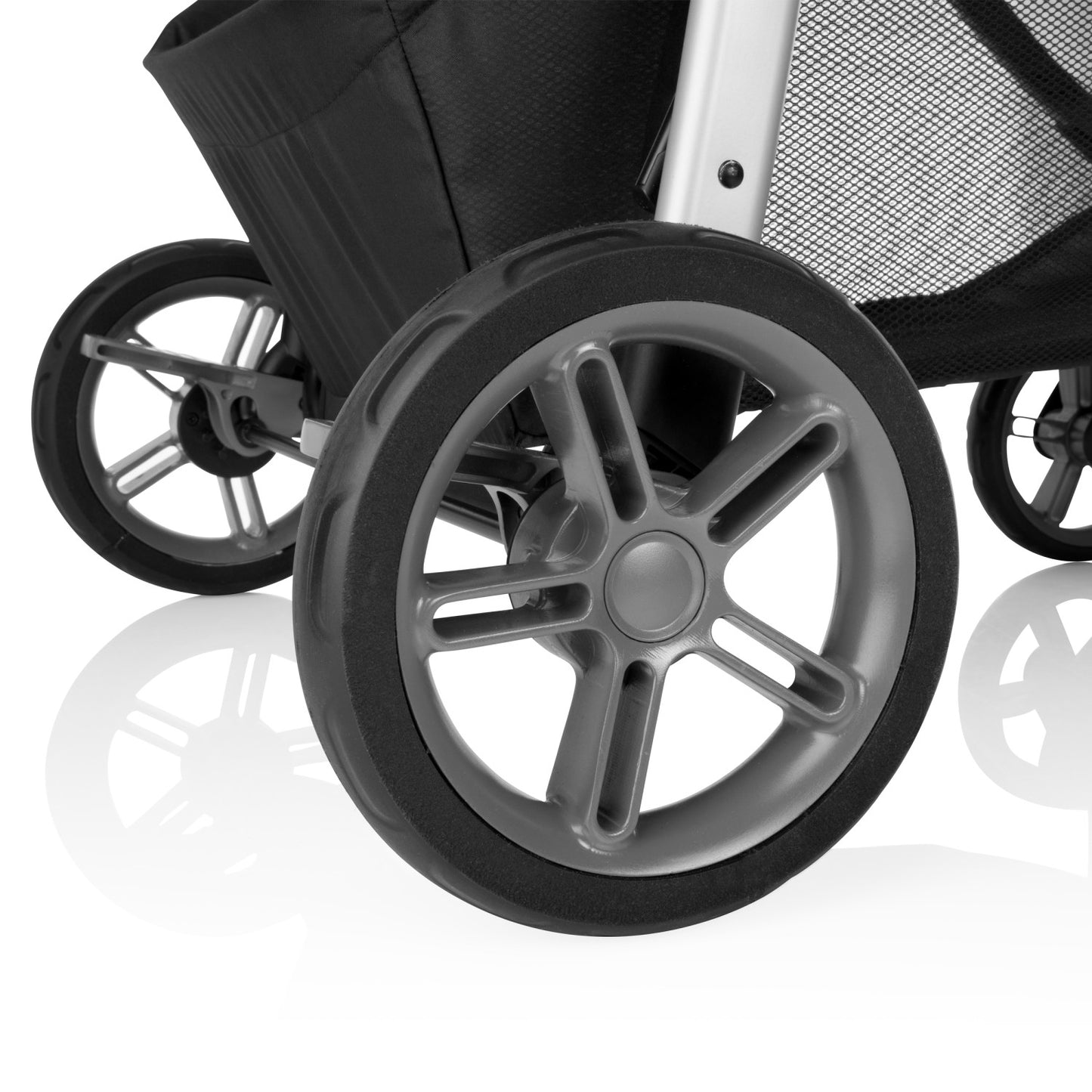 Evenflo - Omni Plus Modular Stroller & LiteMax Car Seat Set - Mylar Grey