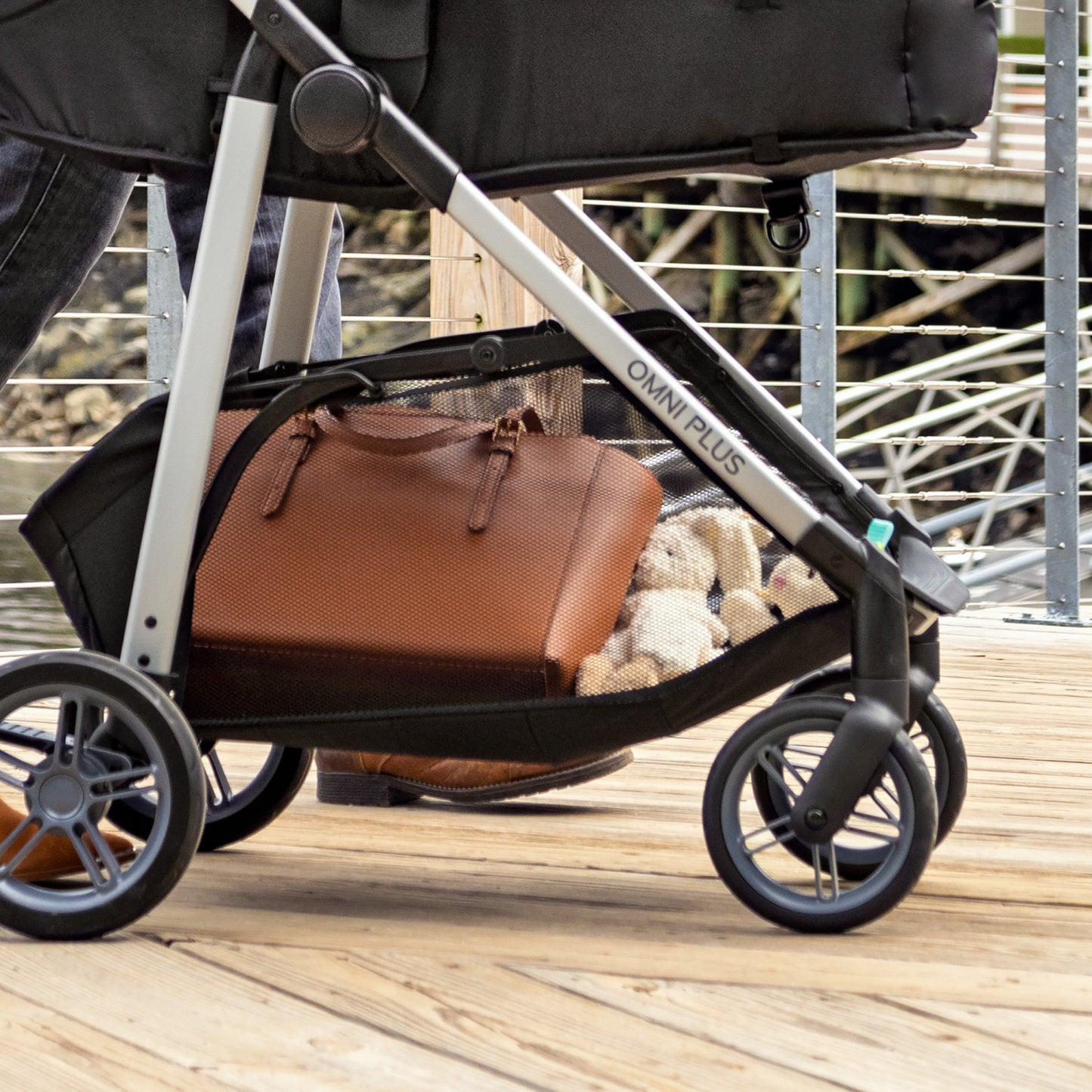 Evenflo - Omni Plus Modular Stroller & LiteMax Car Seat Set - Mylar Grey