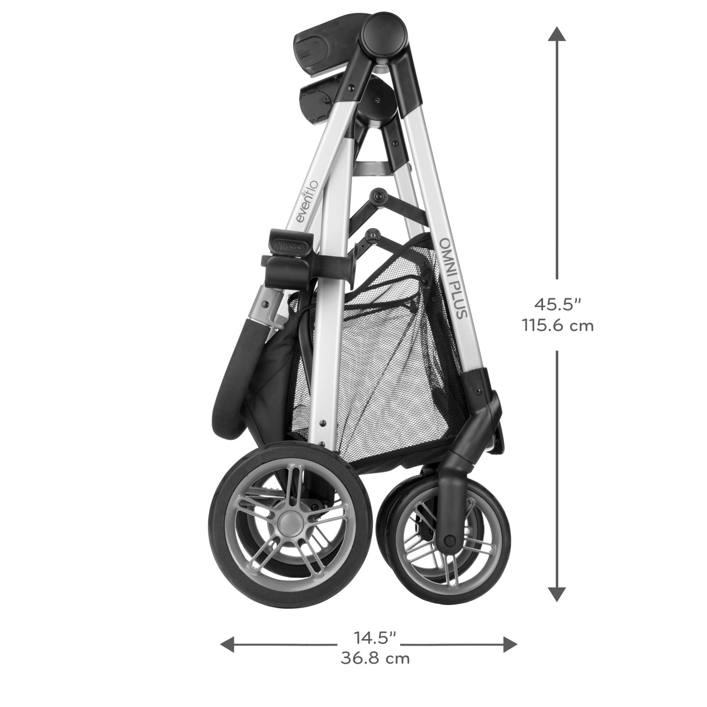 Evenflo - Omni Plus Modular Stroller & LiteMax Car Seat Set - Mylar Grey