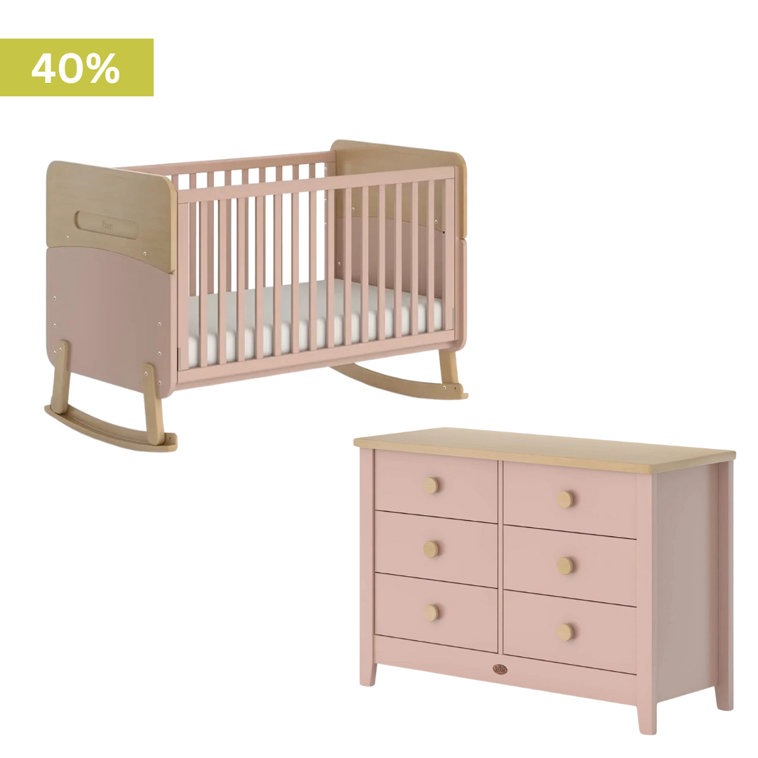 Boori - Neat 2 Piece Crib Set with 6 Chest of Drawer