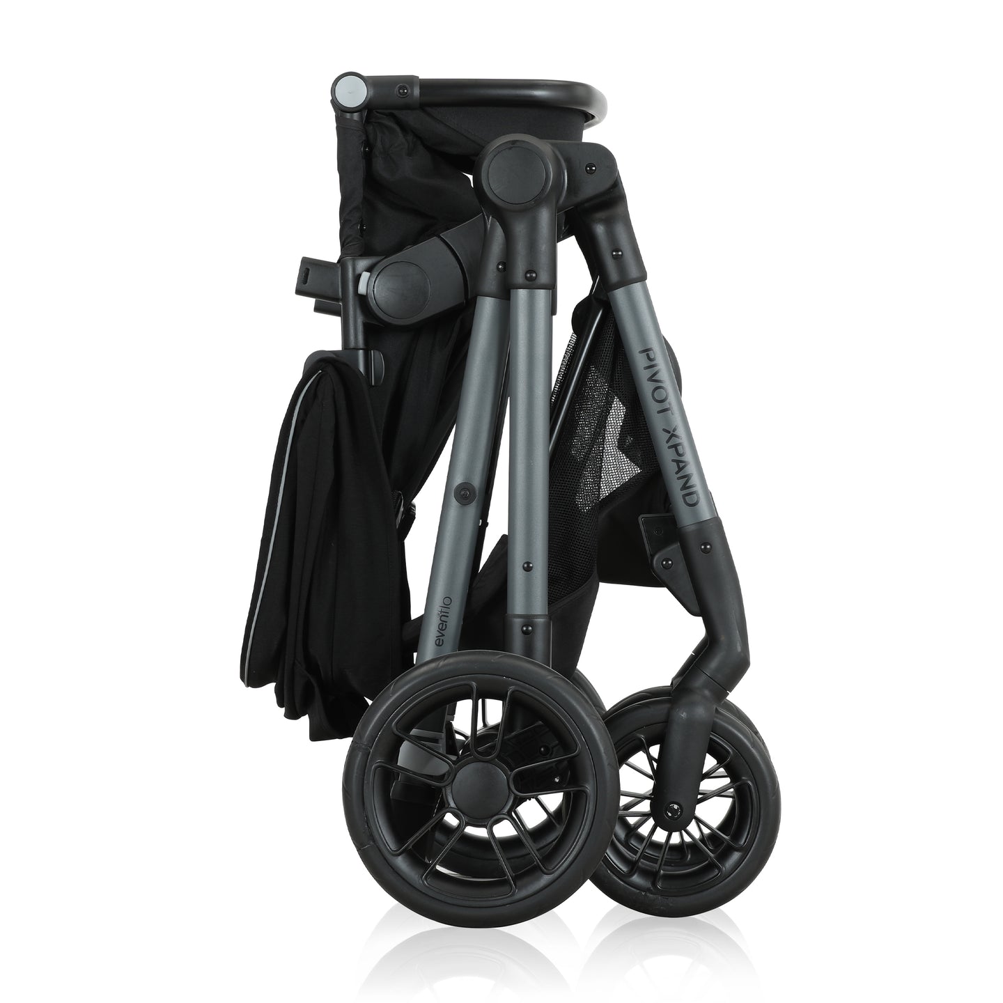 Evenflo - Pivot Xpand Modular Travel System with LiteMax Infant Car Seat - Ayrshire Black