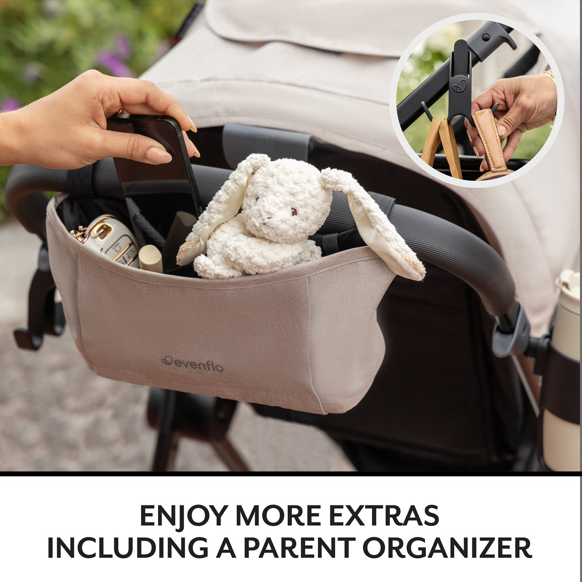 Evenflo - Omni Signature Travel System With Litemax Infant Car Seat - Coastal Coffee