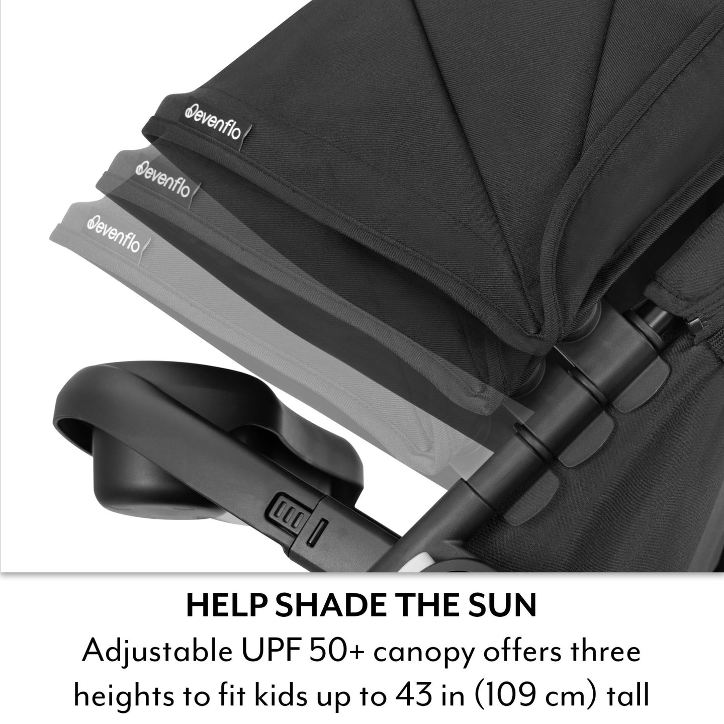 Evenflo - Pivot Xpand NXT Standalone Stroller - Coal Black