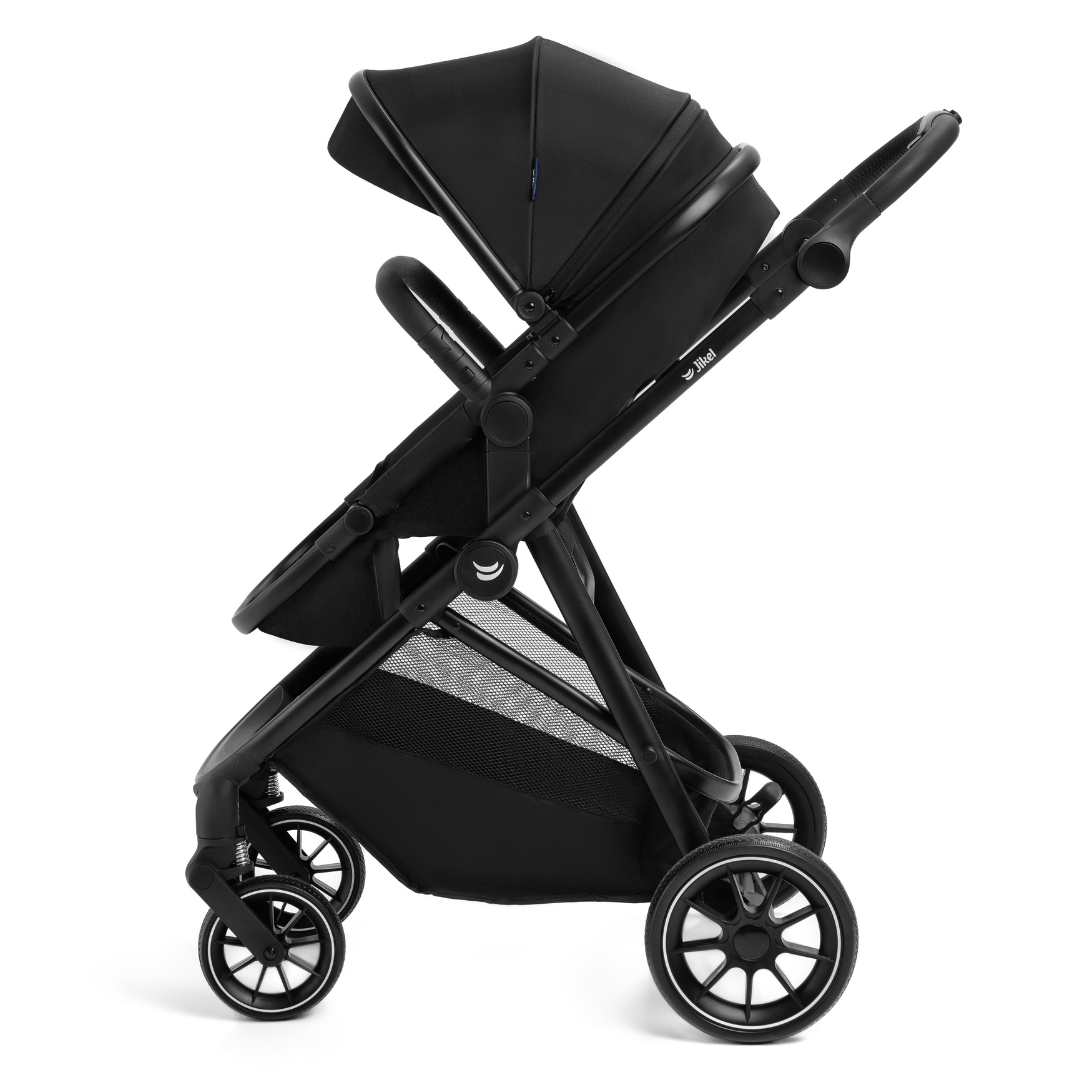 Jikel - CityFlex 2-in-1 Convertible Stroller - Midnight Black