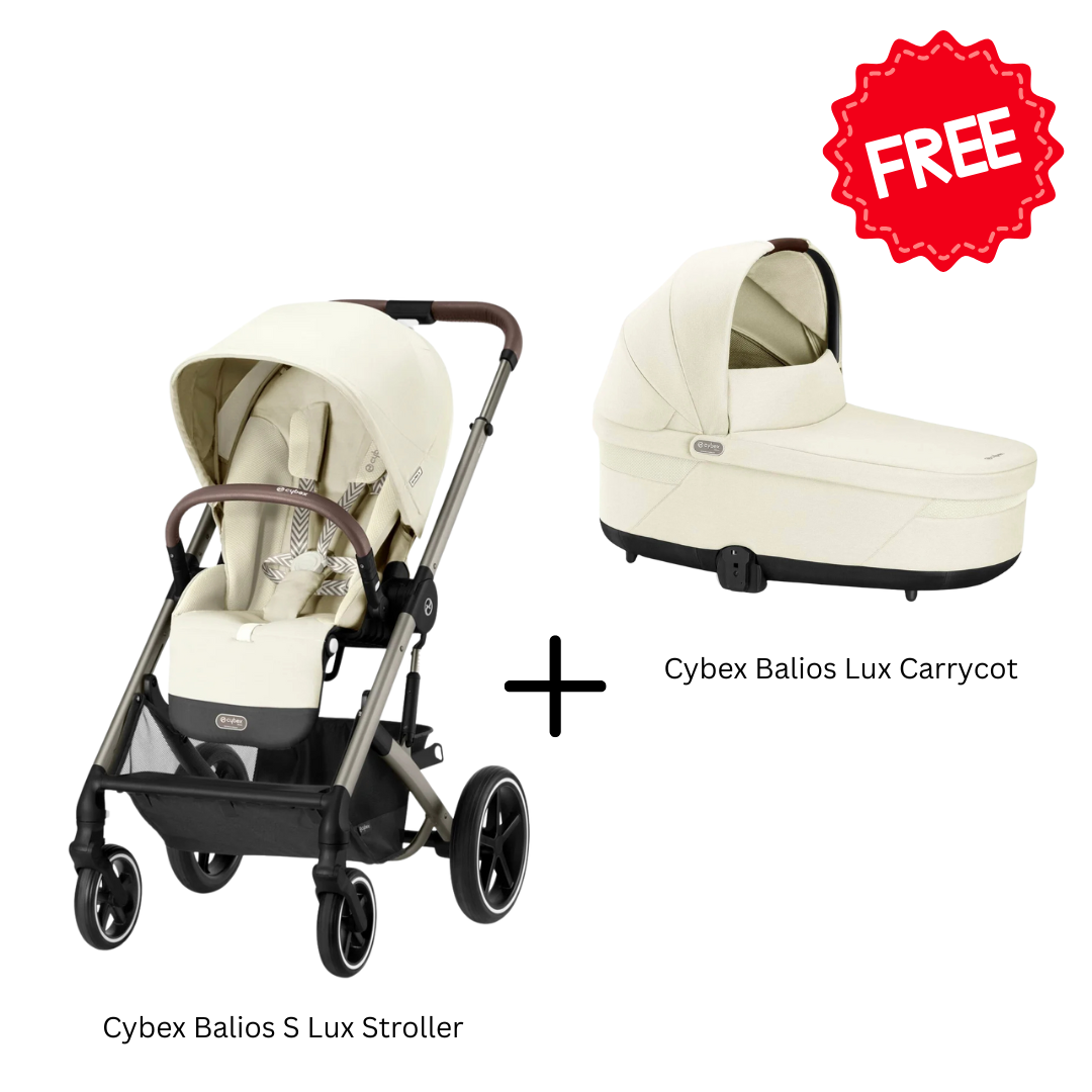 Cybex -  Balios S Lux TPE Seashell Beige + Cot S Lux  Seashell Beige