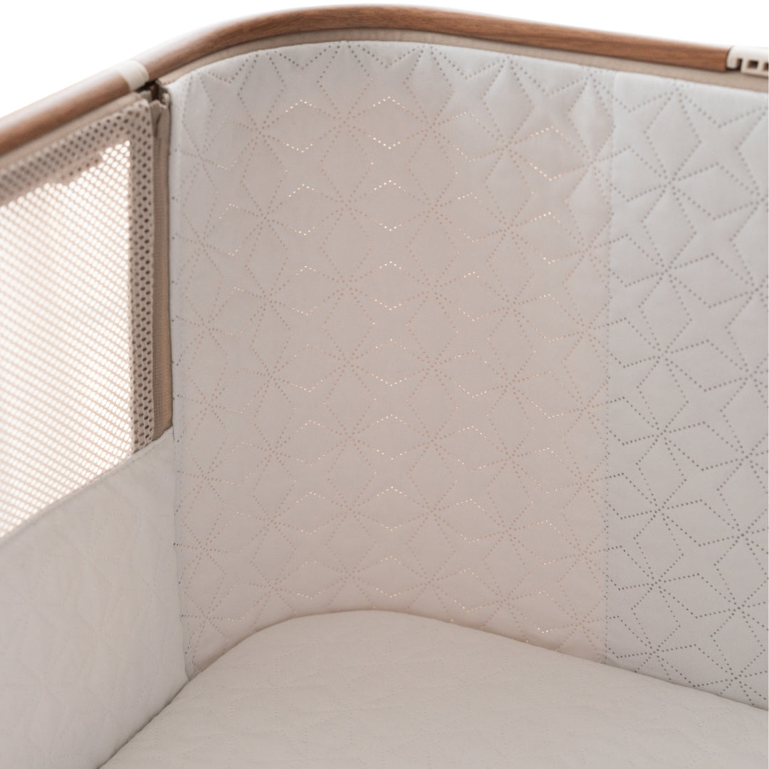 Jikel - Nest Glide Co-sleeper Bedside Crib - Wood Beige