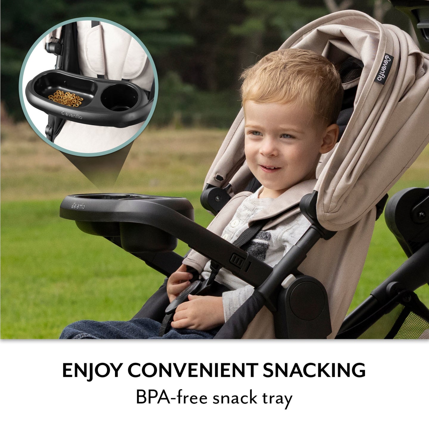 Evenflo - Pivot Xpand NXT Travel System - Coal Black