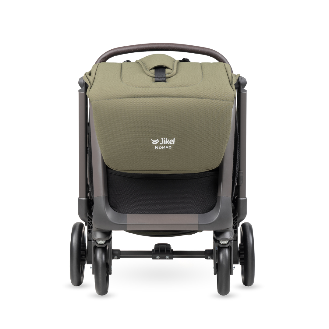 Jikel - Nomad Auto-Fold Compact Stroller - Olive Green