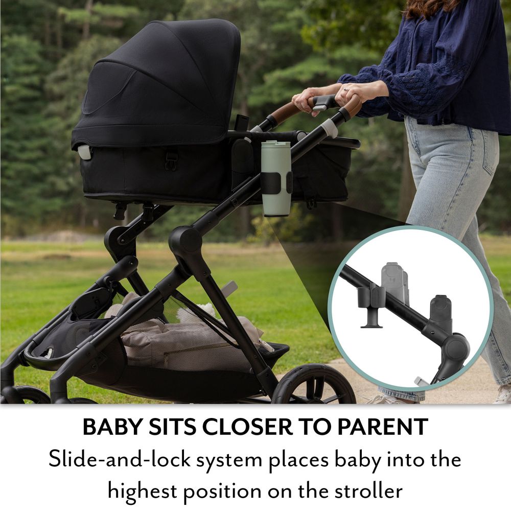 Evenflo - Pivot Xpand NXT Double System - Coal Black (2 Seats Included)