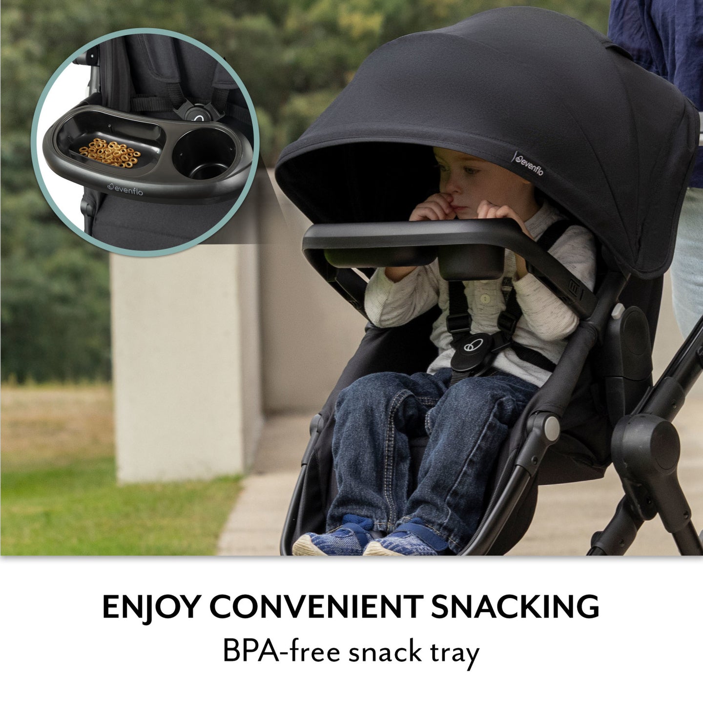 Evenflo - Pivot Xpand NXT Standalone Stroller - Coal Black