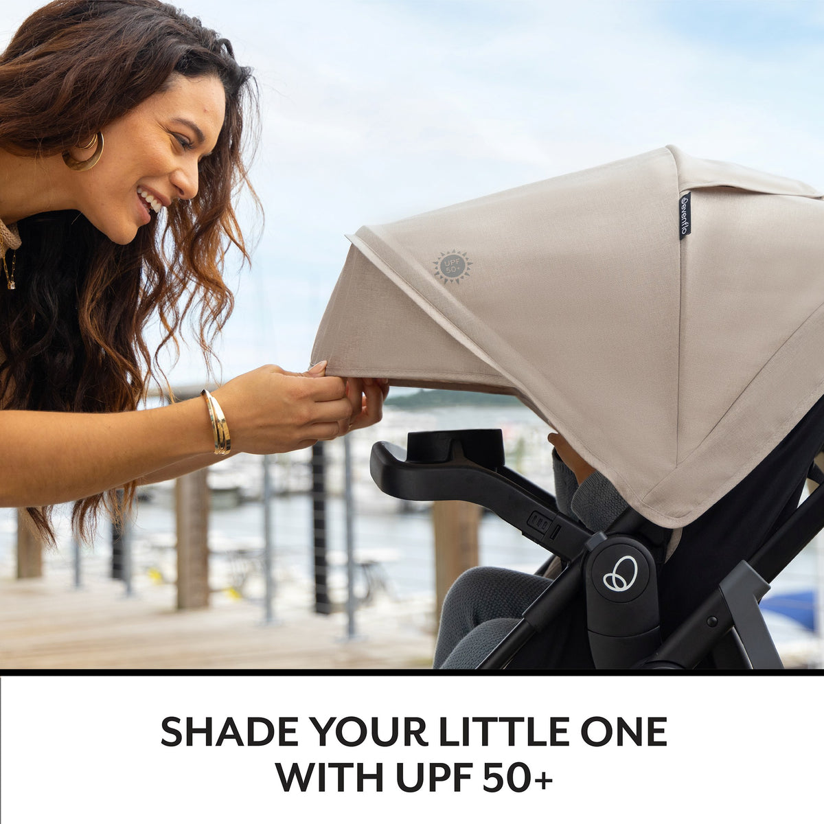 Evenflo - Omni Signature Travel System With Litemax Infant Car Seat - Coastal Coffee
