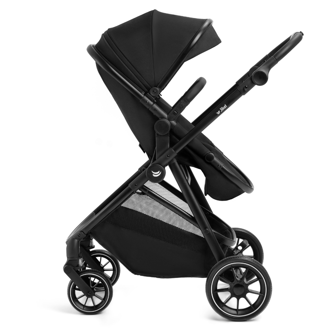 Jikel - CityFlex 2-in-1 Convertible Stroller - Midnight Black