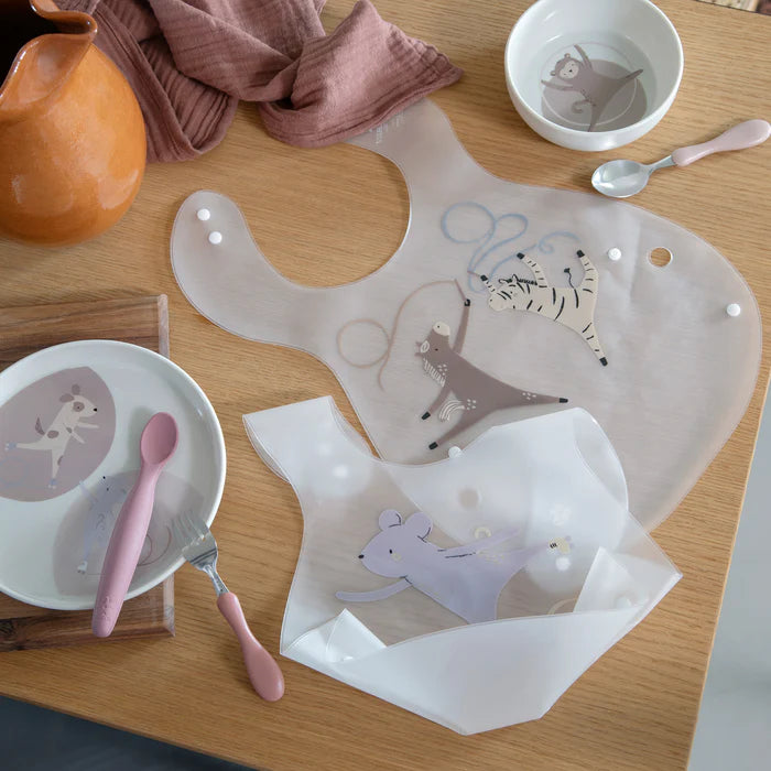 Sebra - Bib, printed 2 pcs - Teeny Toes