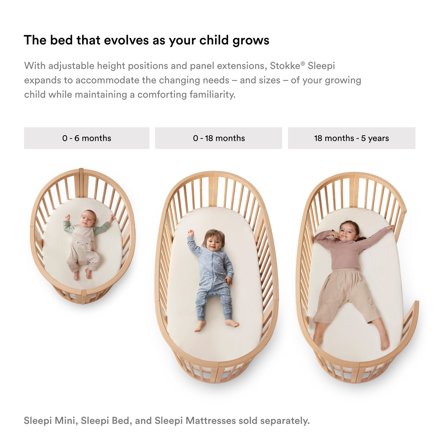 Stokke - Sleepi Bed Fitted Sheet V3 White