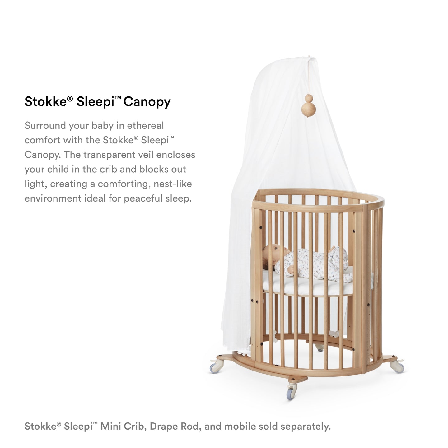 stokke crib canopy Stokke
