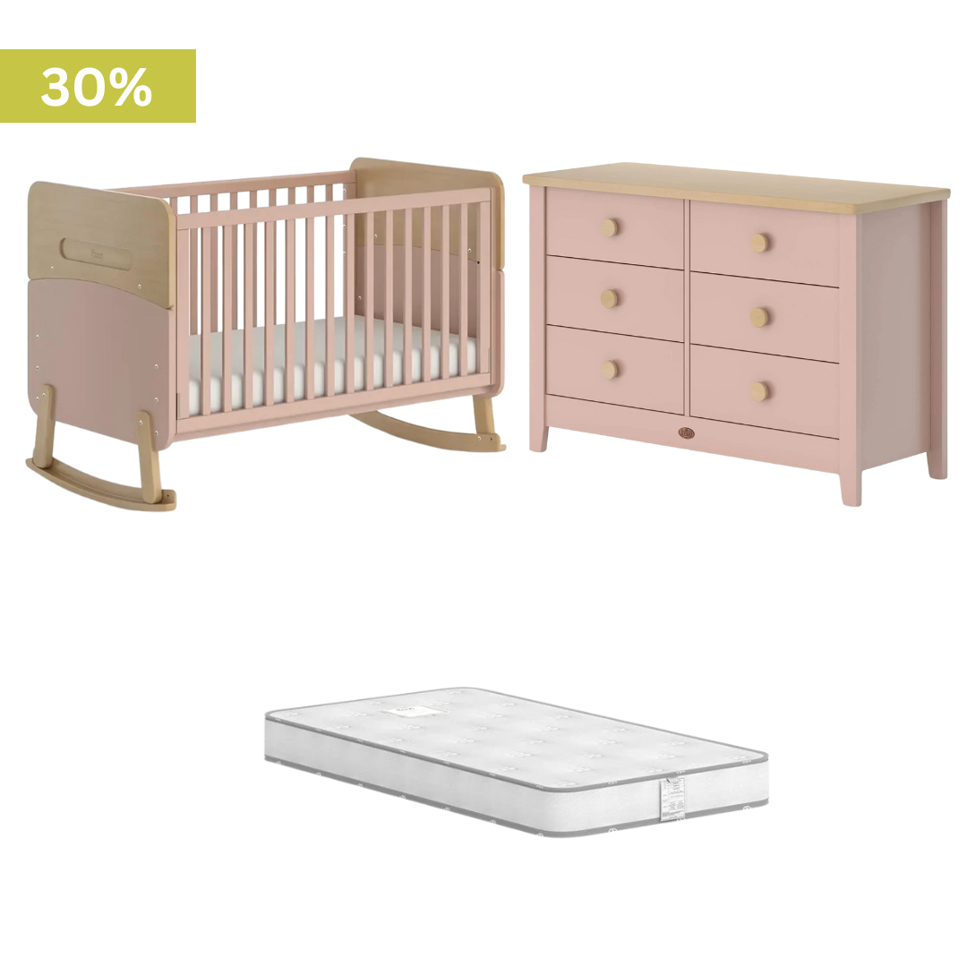 Boori - Neat 2 Piece Crib Set with 6 Chest of Drawer