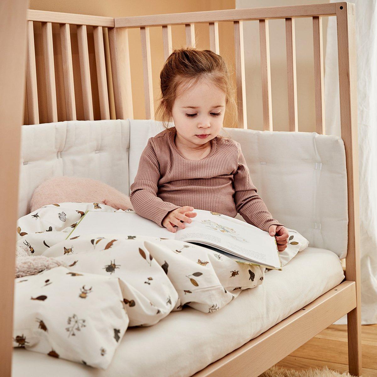 Leander - Sheet, baby 60x115 cm, 2 pcs, Snow
