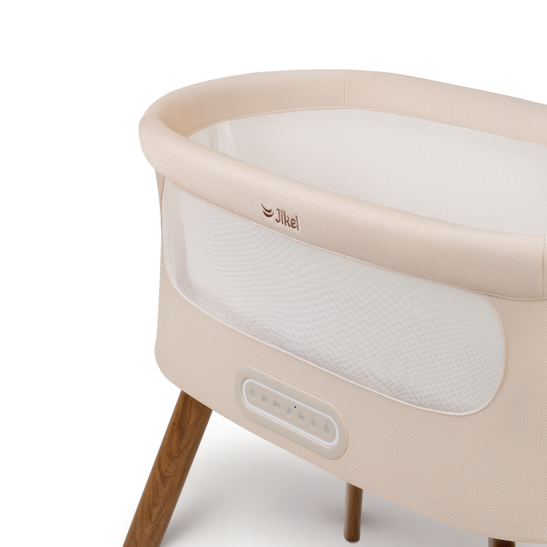 Jikel - Calmio Smart Bassinet Crib – Vanilla Cream