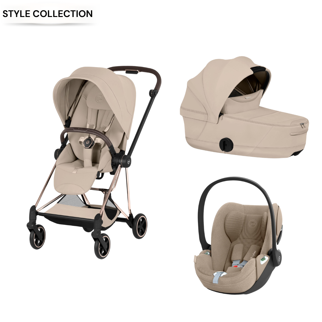 Cybex - Mios Cozy Beige 3 Pcs Bundle - Style Collection