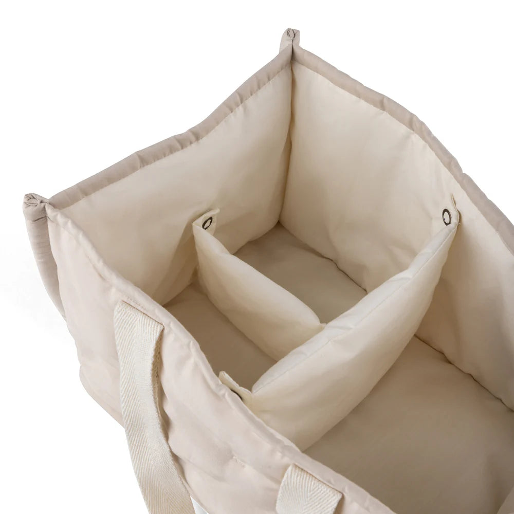 Sebra - Diaper caddy - Morning Beige