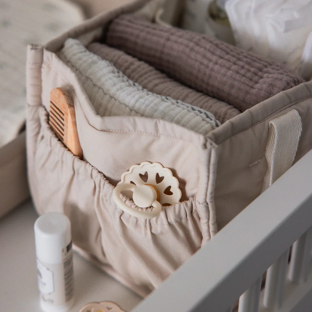 Sebra - Diaper caddy - Morning Beige
