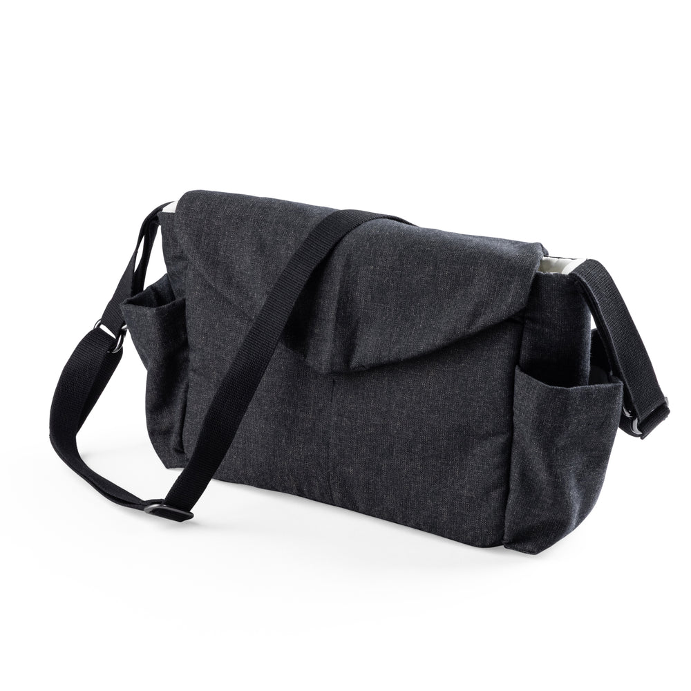 Sebra - On-the-go Mini diaper bag - Dark Grey Melange