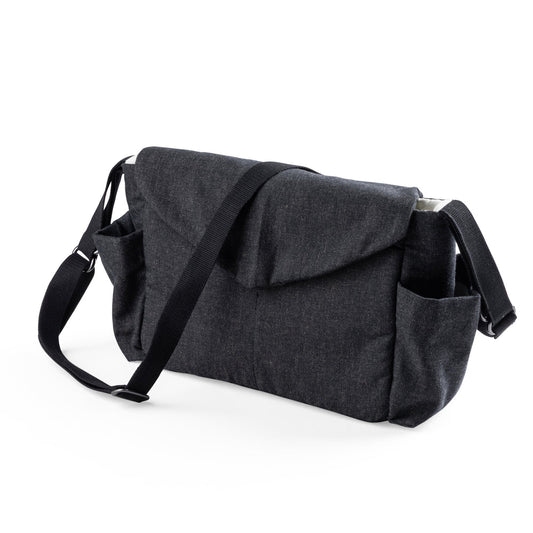 Sebra - On-the-go Mini diaper bag - Dark Grey Melange
