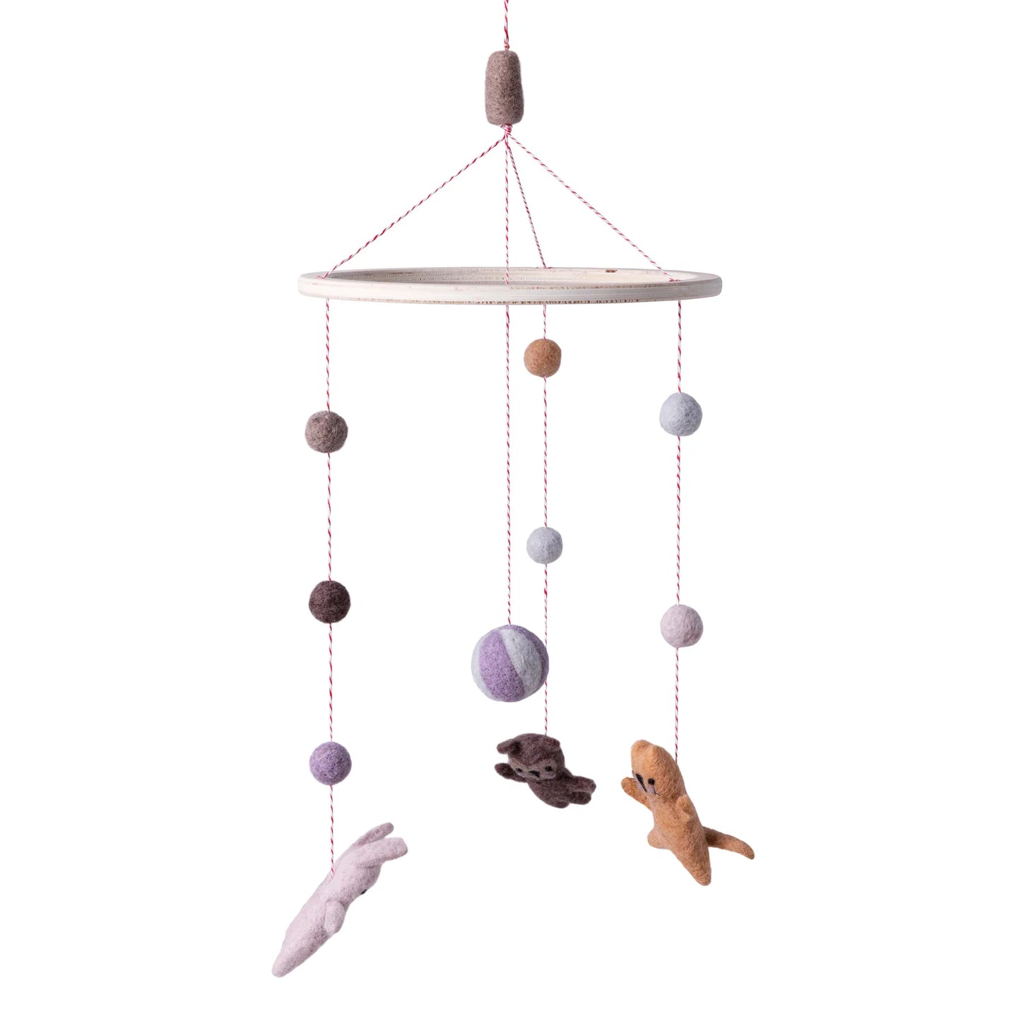 Sebra - Felted Baby mobile - Teeny Toes