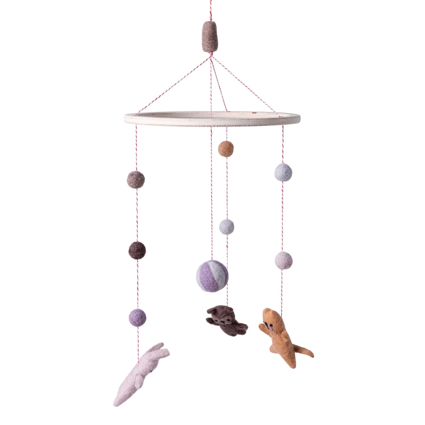 Sebra - Felted Baby mobile - Teeny Toes