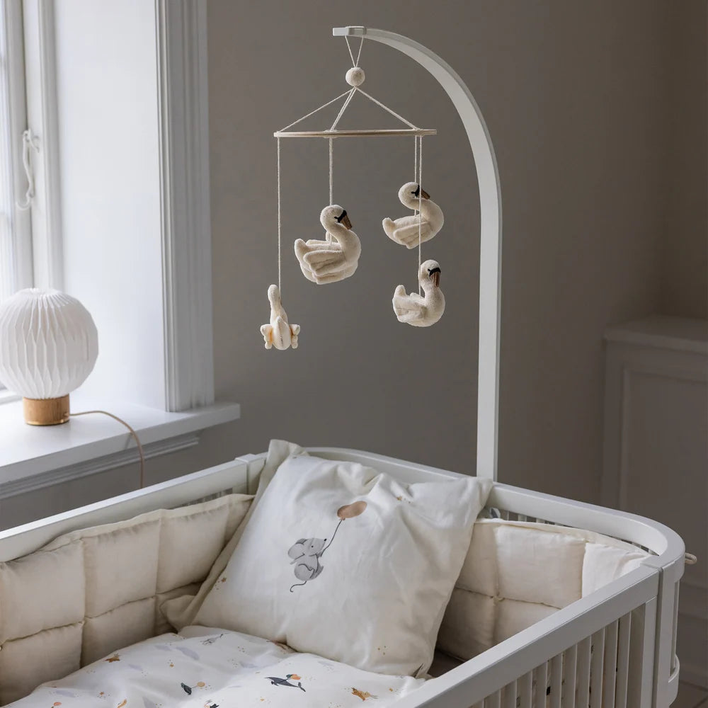 Sebra - Mobile and canopy holder, Classic White