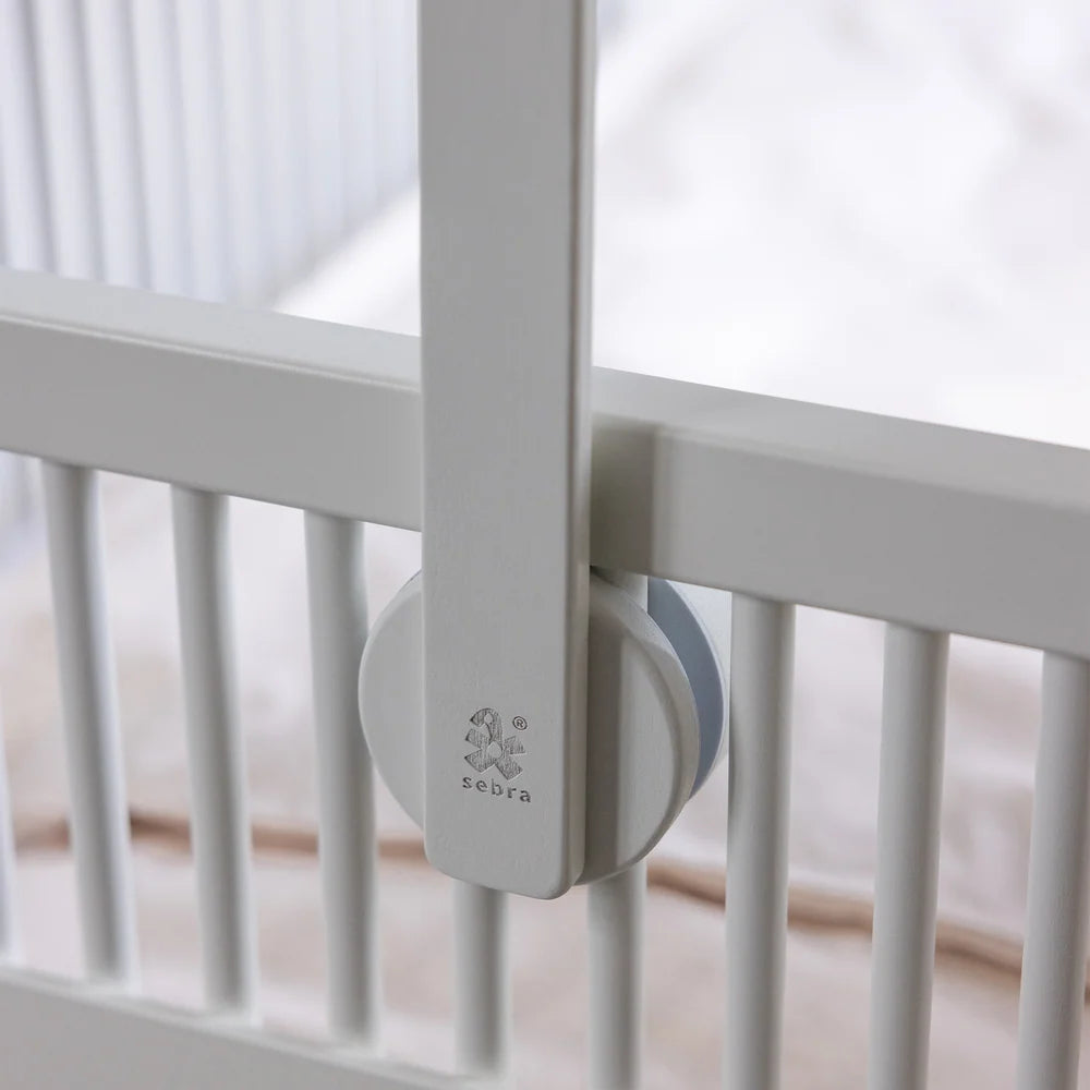 Sebra - Mobile and canopy holder, Classic White