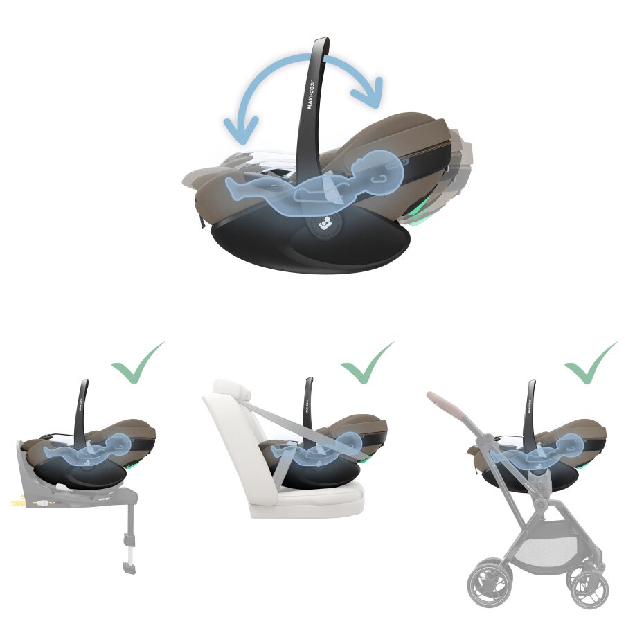 Maxi Cosi - Pebble 360 Pro² Car Seat Twillic Truffle